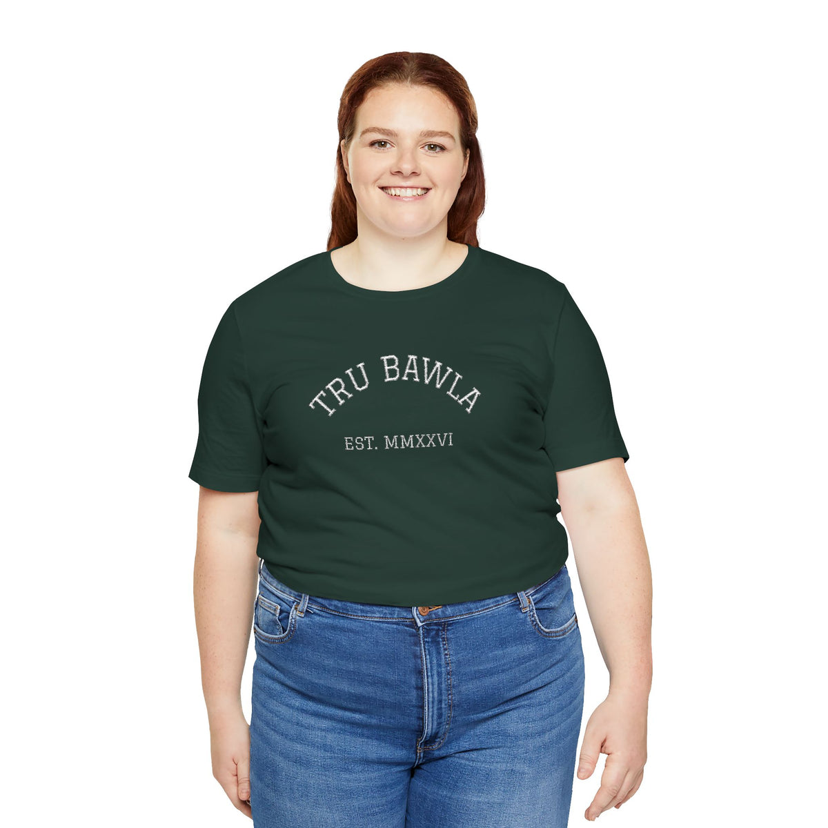 Tru Bawla Est. MMXXVI Graphic Tee — Vintage Athletic Black T-Shirt