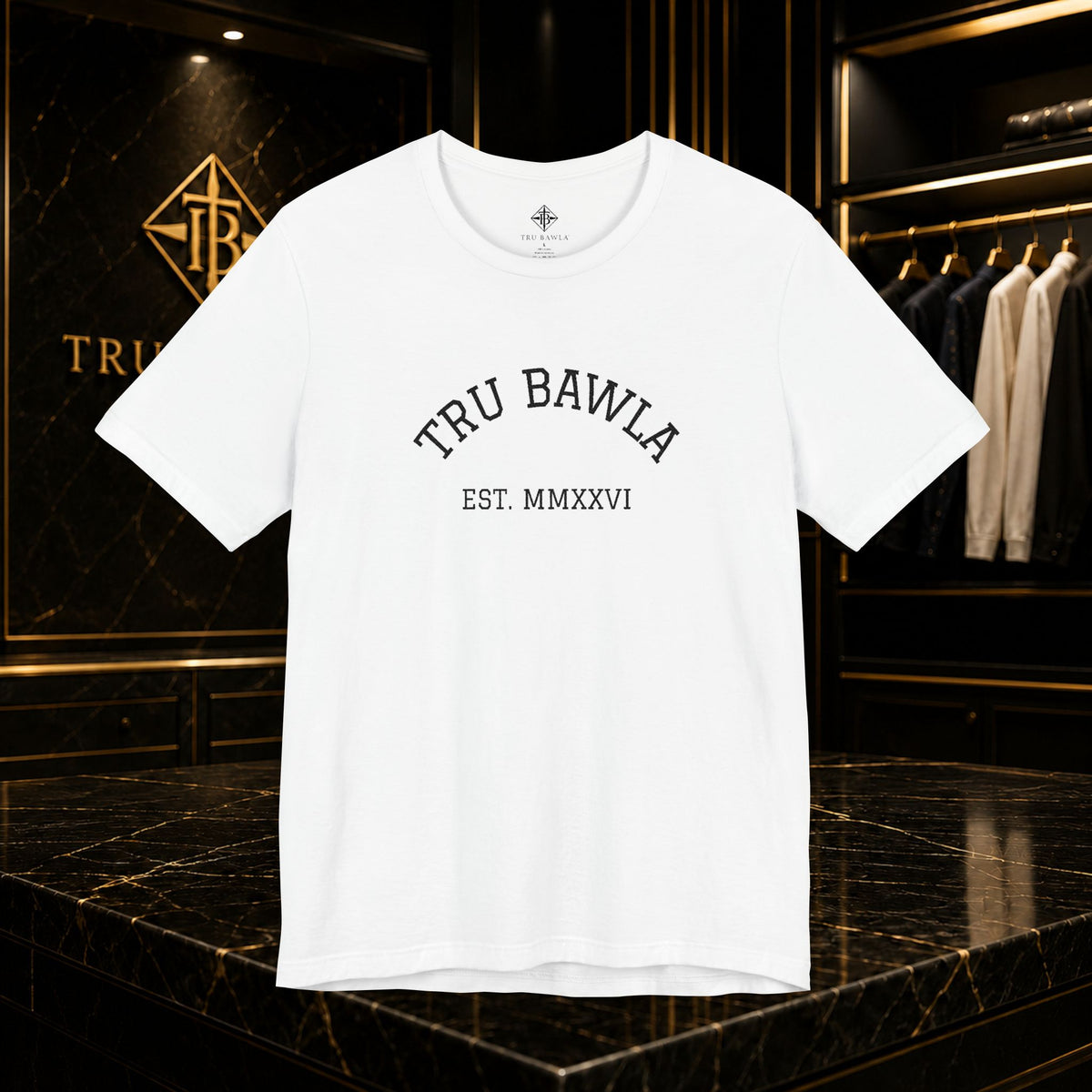 Tru Bawla Est. MMXXVI Embroidered Tee — Vintage Athletic T-Shirt #2