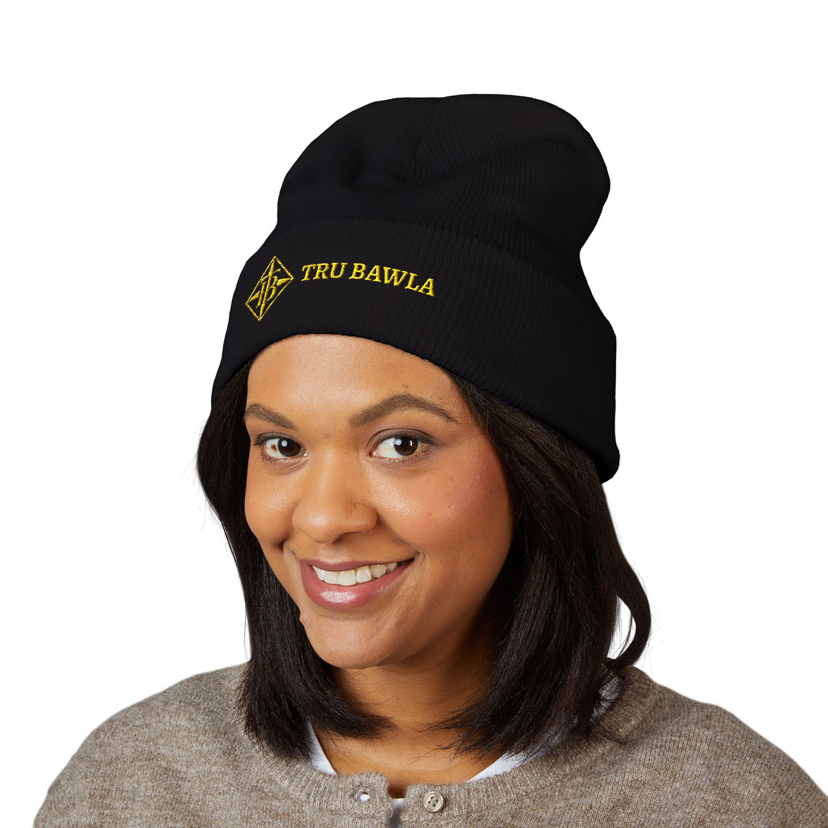 Tru Bawla Cuffed Beanie (Embroidery)