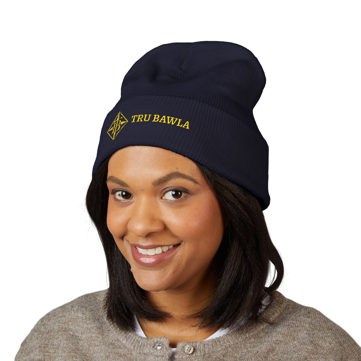 Tru Bawla Cuffed Beanie (Embroidery)