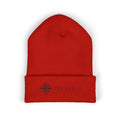 Tru Bawla Cuffed Beanie (Black Embroidery)