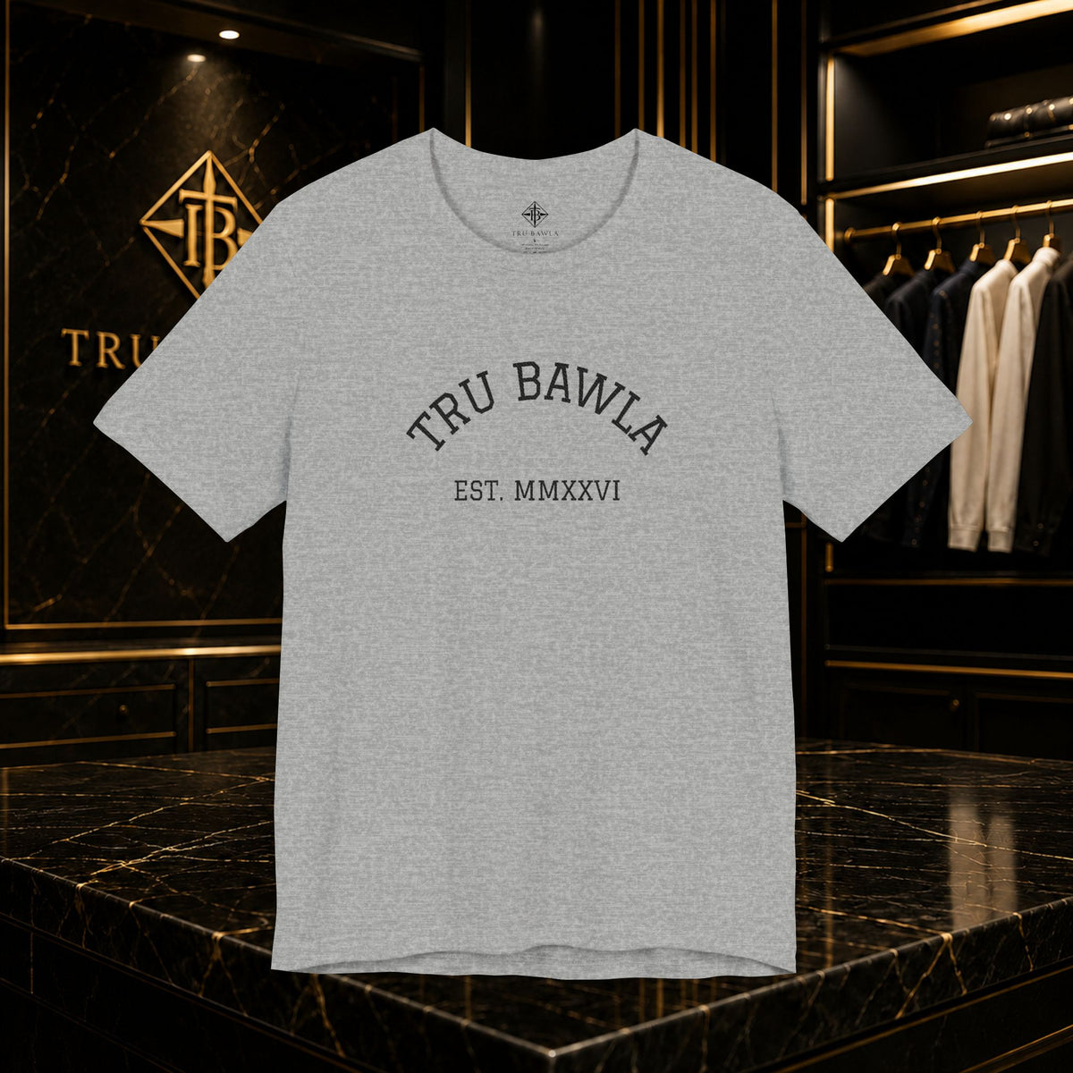 Tru Bawla Est. MMXXVI Embroidered Tee — Vintage Athletic T-Shirt #2