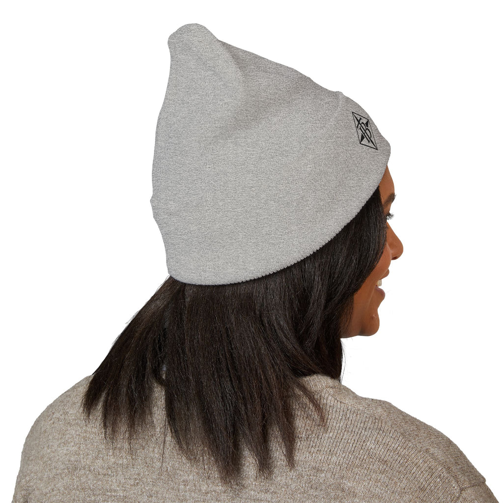 Tru Bawla Cuffed Beanie (Black Embroidery)