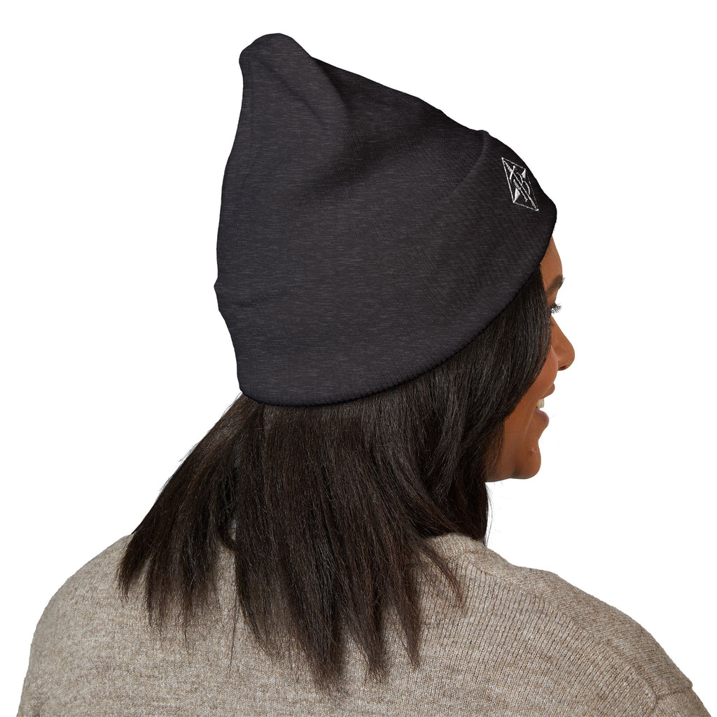 Tru Bawla Cuffed Beanie (White Embroidery)