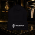 Tru Bawla Cuffed Beanie (White Embroidery)