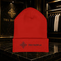 Tru Bawla Cuffed Beanie (Black Embroidery)