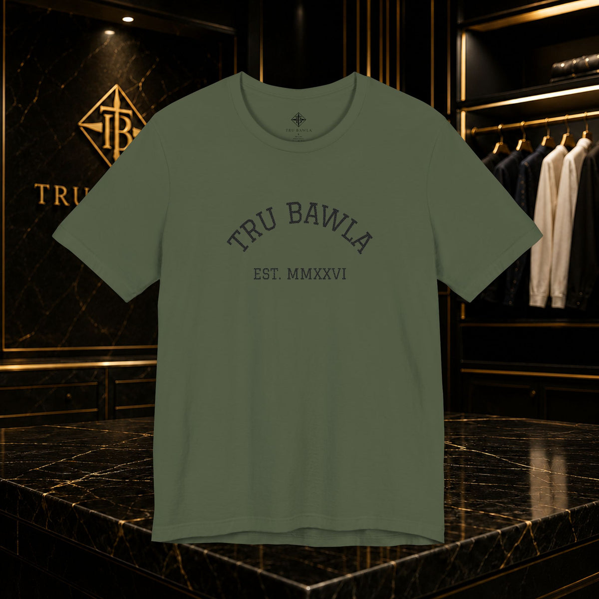 Tru Bawla Est. MMXXVI Embroidered Tee — Vintage Athletic T-Shirt #2
