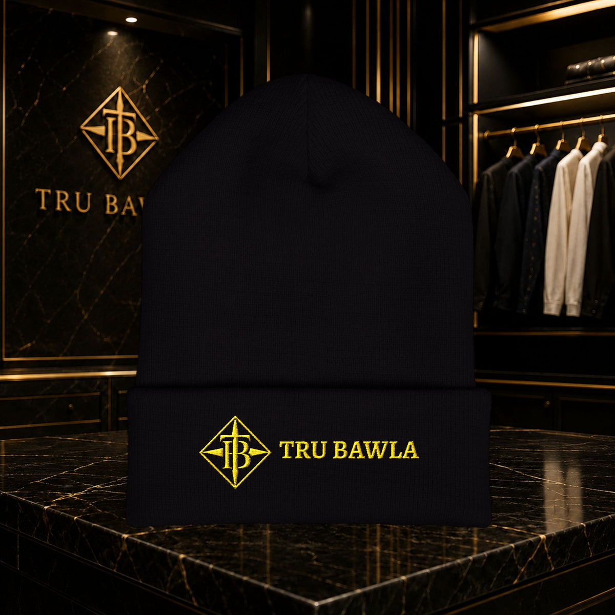Tru Bawla Cuffed Beanie (Embroidery)