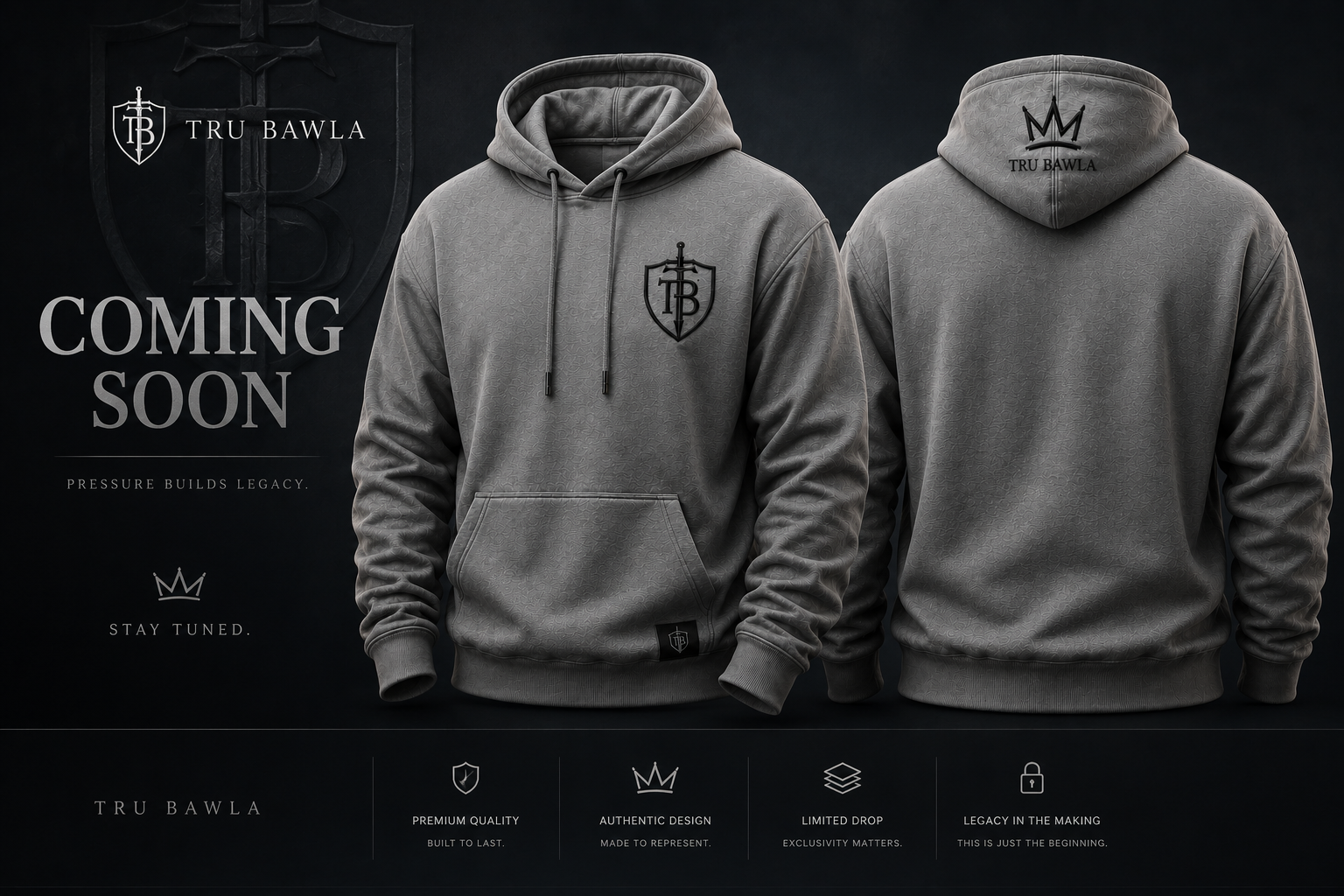TRU BAWLA SIGNATURE HOODIE