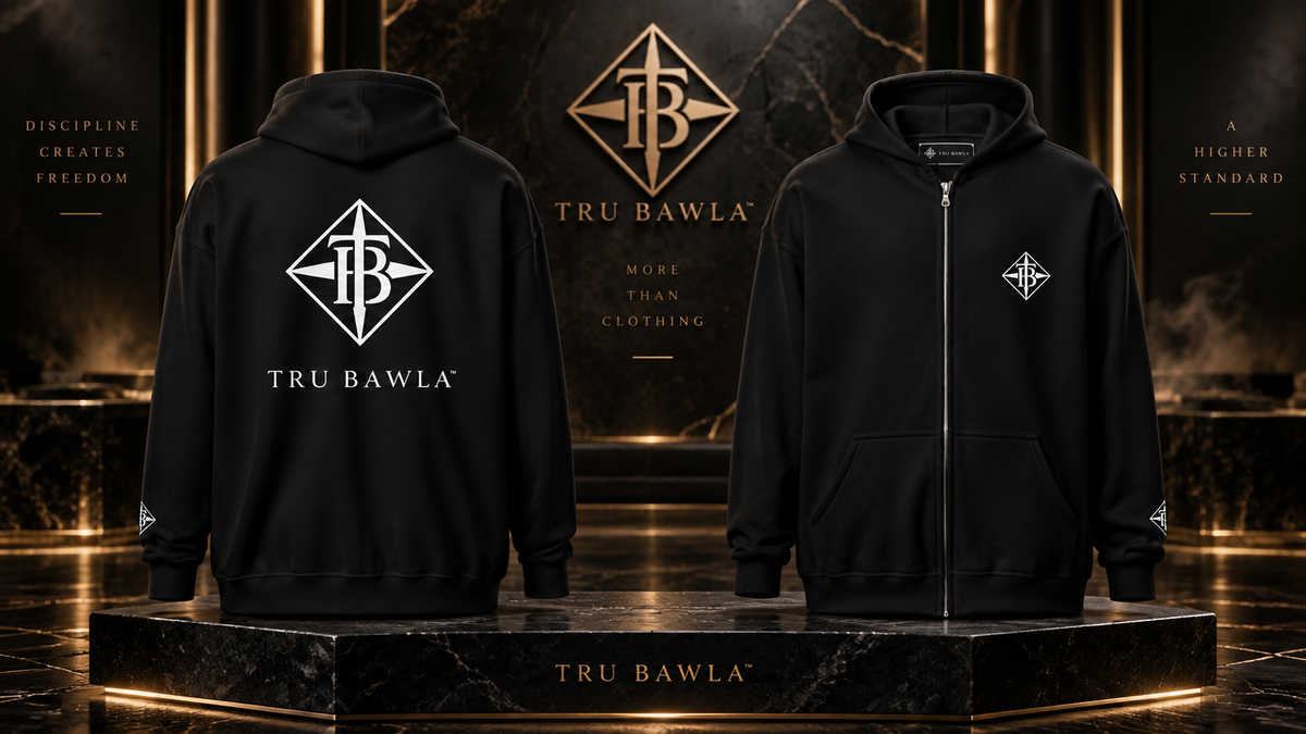 Tru Bawla Unisex Heavyweight zip hoodie