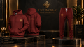 Tru Bawla Burgandy  & Gold Hoodie & Jogger Set