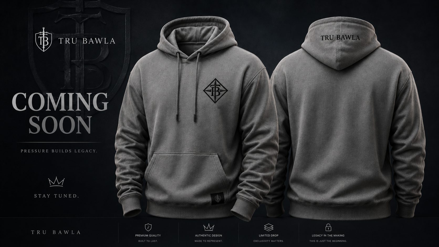 TRU BAWLA SIGNATURE HOODIE